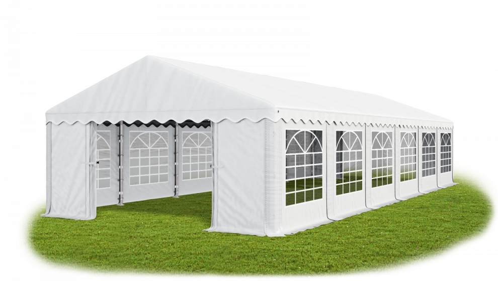 Robustes Gartenzelt 6m x 12m x 2m/3,09m - DAS COMPANY