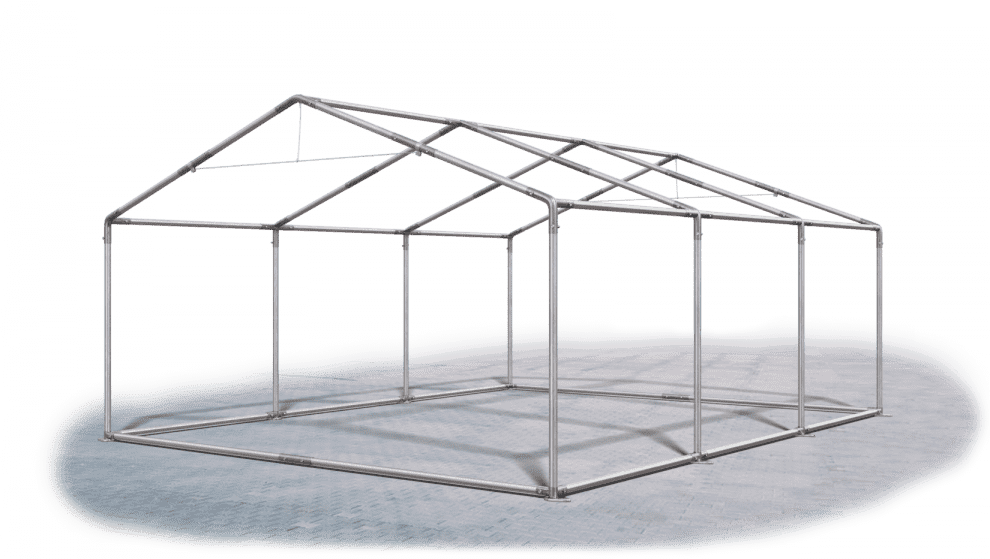 Das Company Lagerzelt 4x6m wasserdicht dunkelgrün Zelt 560g/m² PVC Plane hochwertig Zelthalle Summer SD 