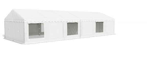 Man kann unsere Zelte nach eigenen Bedürfnissen verbinden.